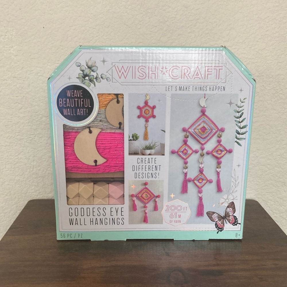 Goddess Eye Wall Hangings Kit - Pink and Gold